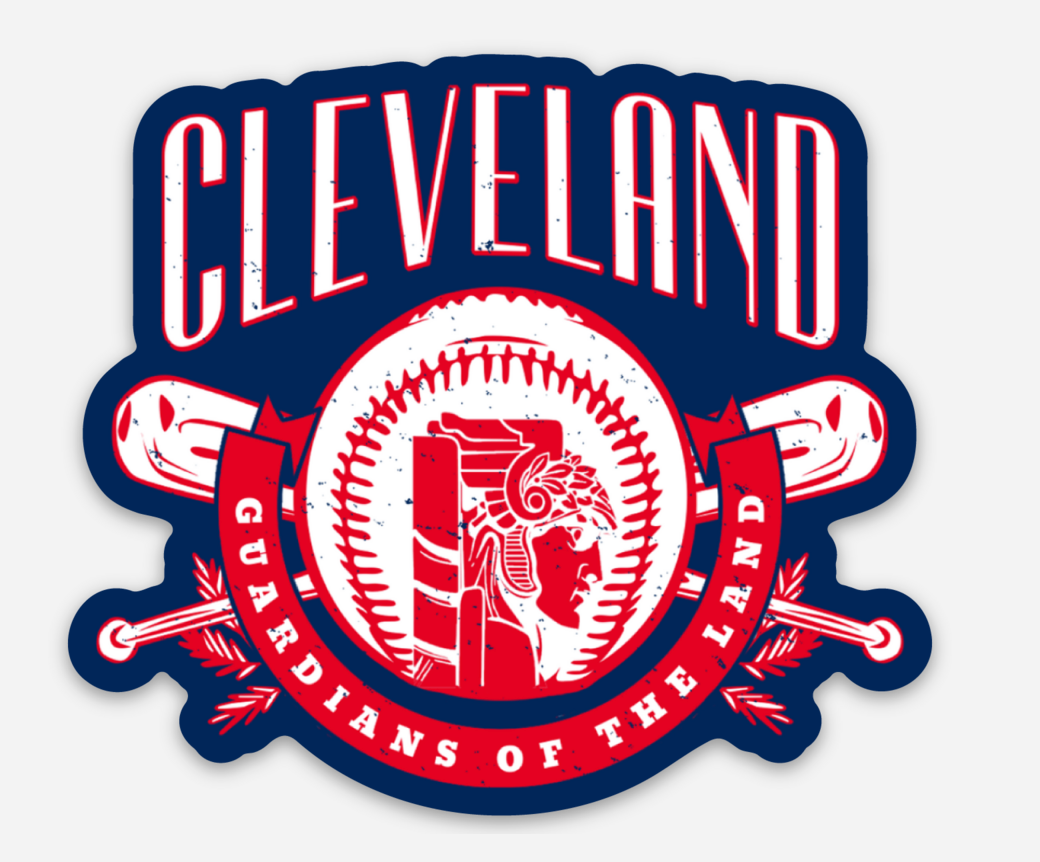 Cleveland Baseball Guardian Sticker