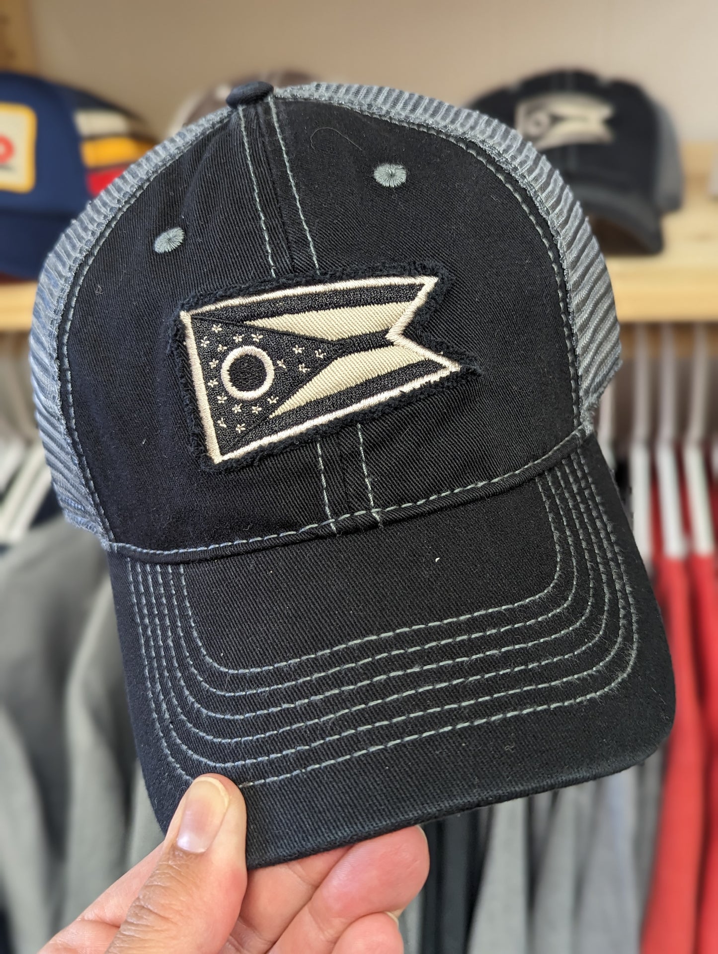 Ohio Flag Trucker Hat