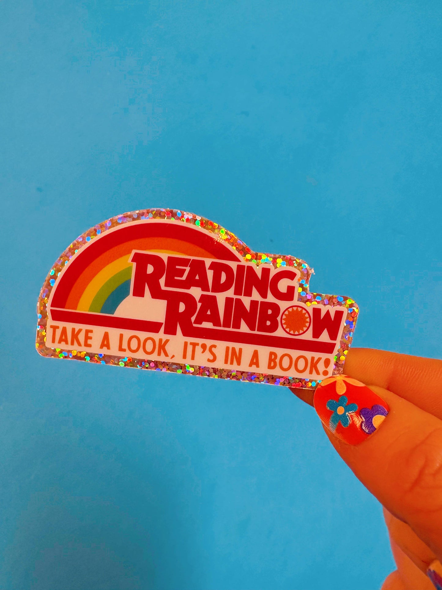 Reading Rainbow 80s 90s Nostalgia Bookish TV Show Sticker