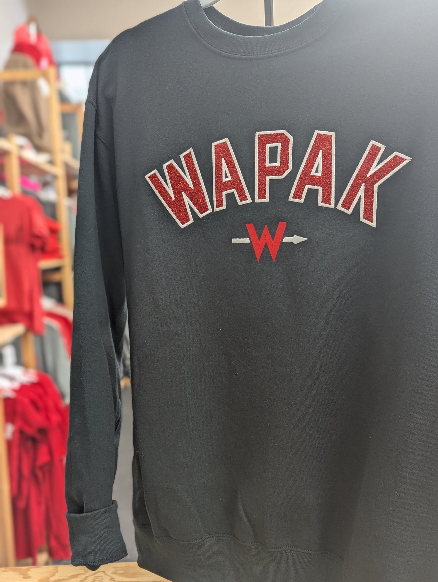 Wapak Red Glitter Sweatshirt