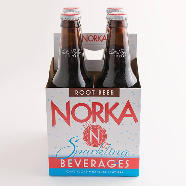 NORKA Root Beer 12pk glass 12oz bottles