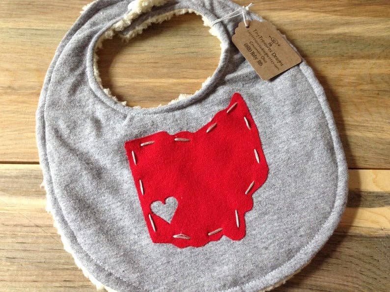 I Love My State Bib
