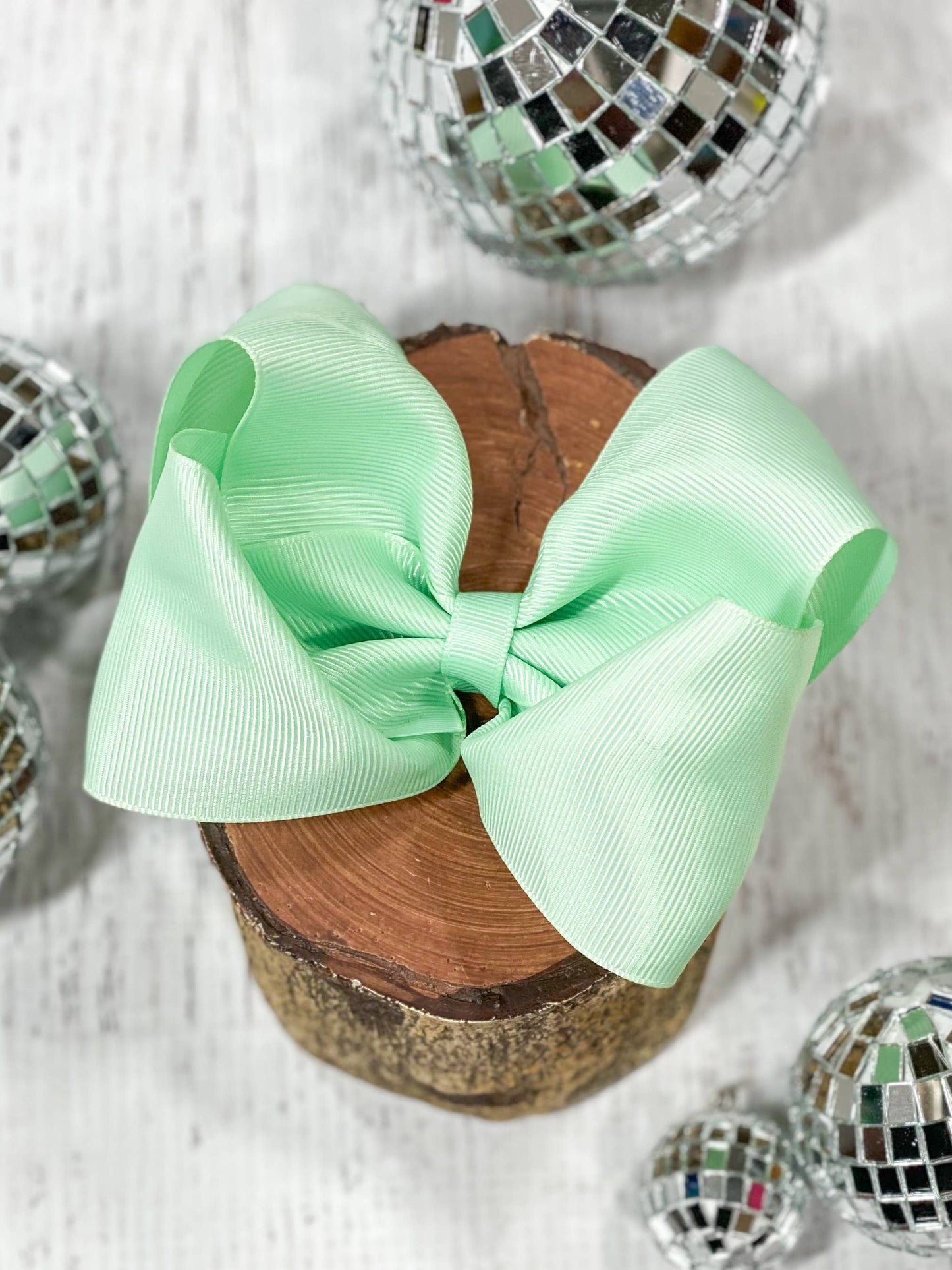 Classic Oversized Grosgrain Hair Bow - Alligator Clip