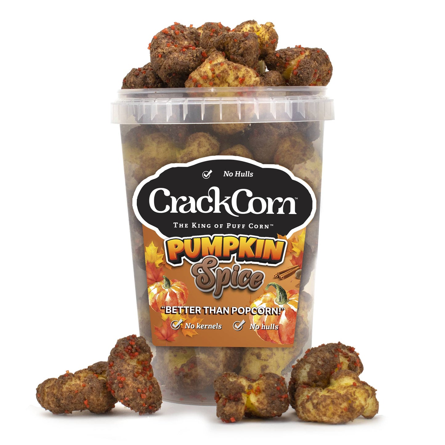 Crack Corn -  Pumpkin Spice - No Hulls! (4 oz)