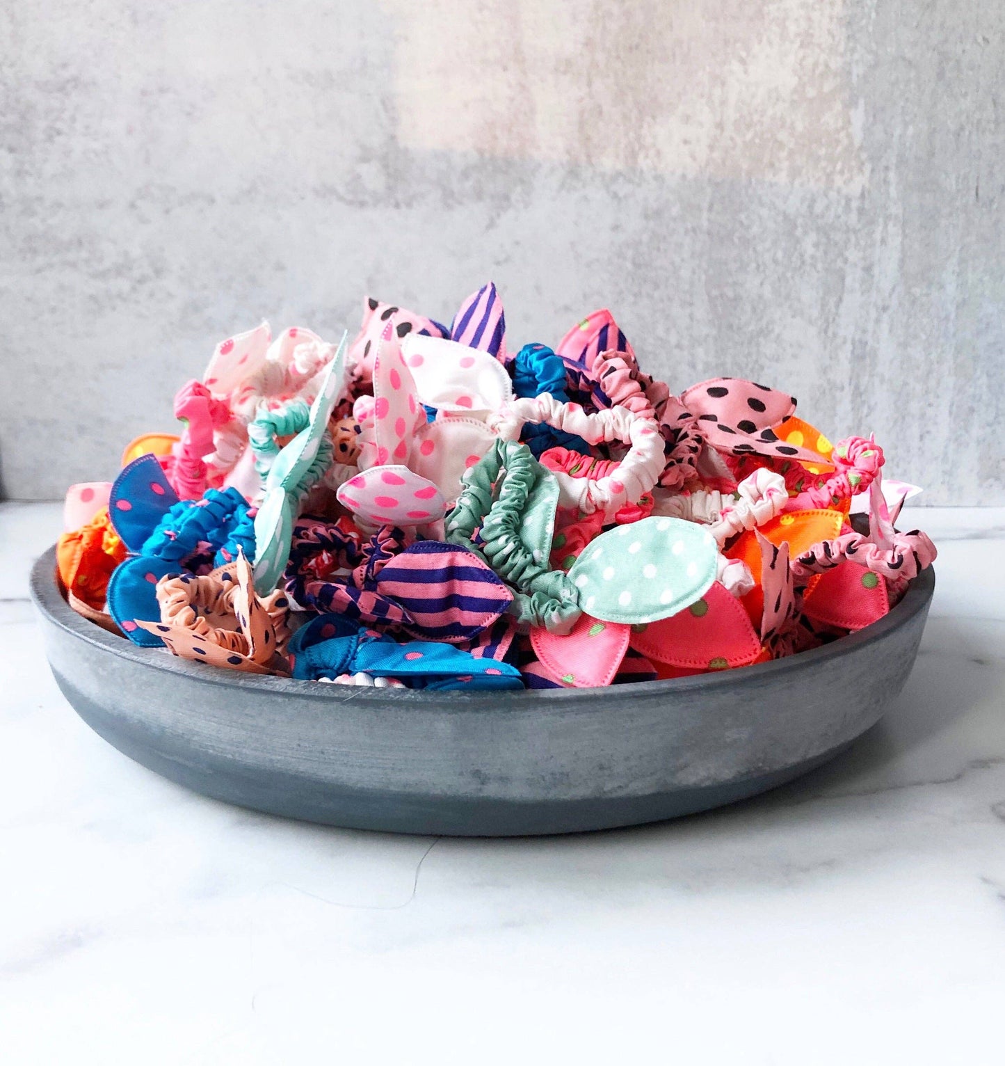 Rabbit Ear Hair Scrunches (sets of 12)