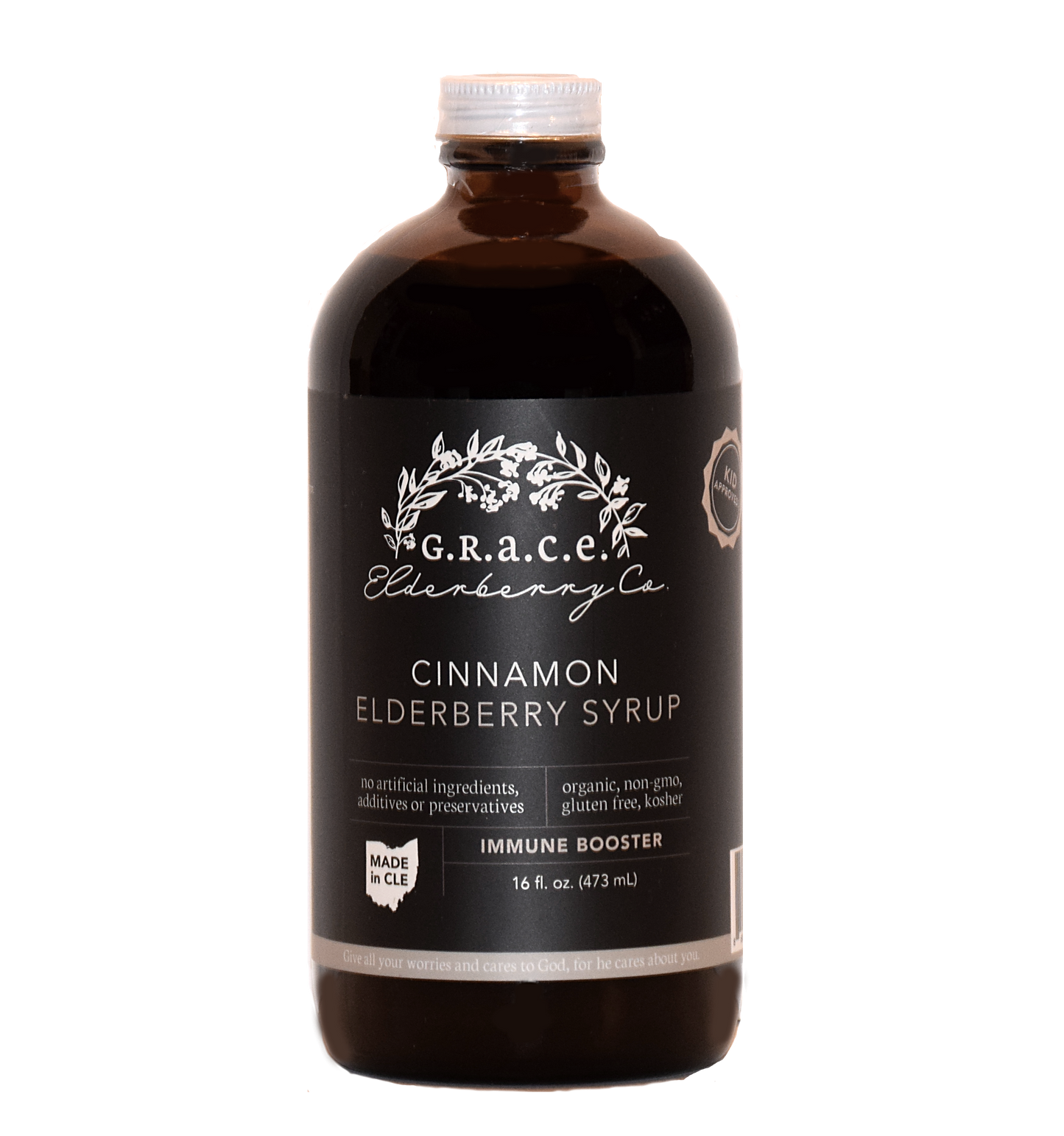 Cinnamon Elderberry Syrup - 4 oz.