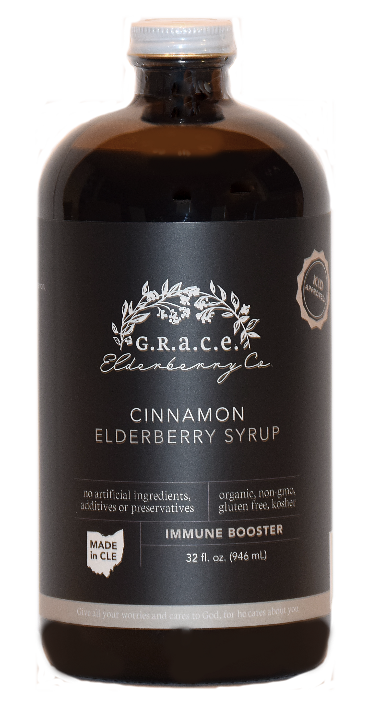 Cinnamon Elderberry Syrup - 4 oz.