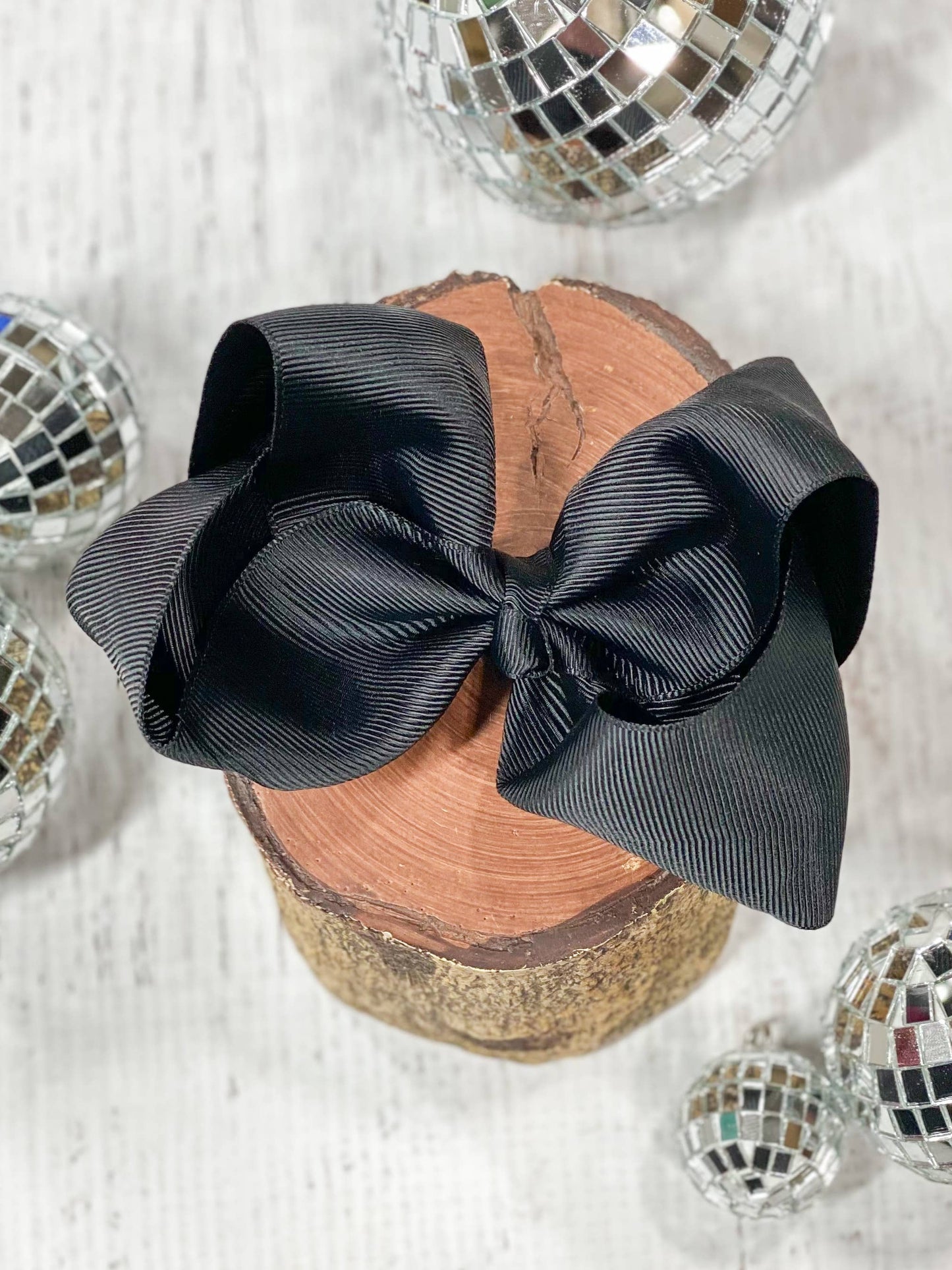Classic Oversized Grosgrain Hair Bow - Alligator Clip