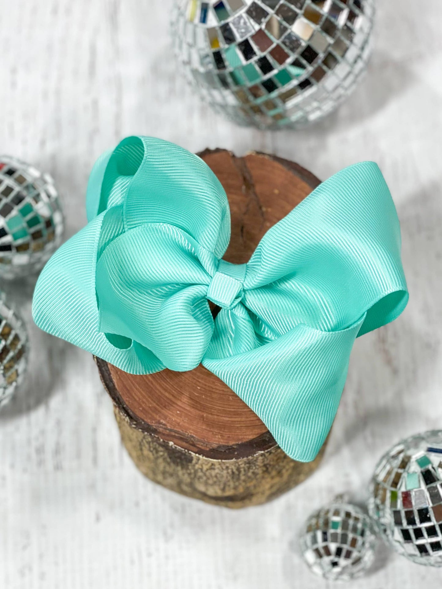 Classic Oversized Grosgrain Hair Bow - Alligator Clip