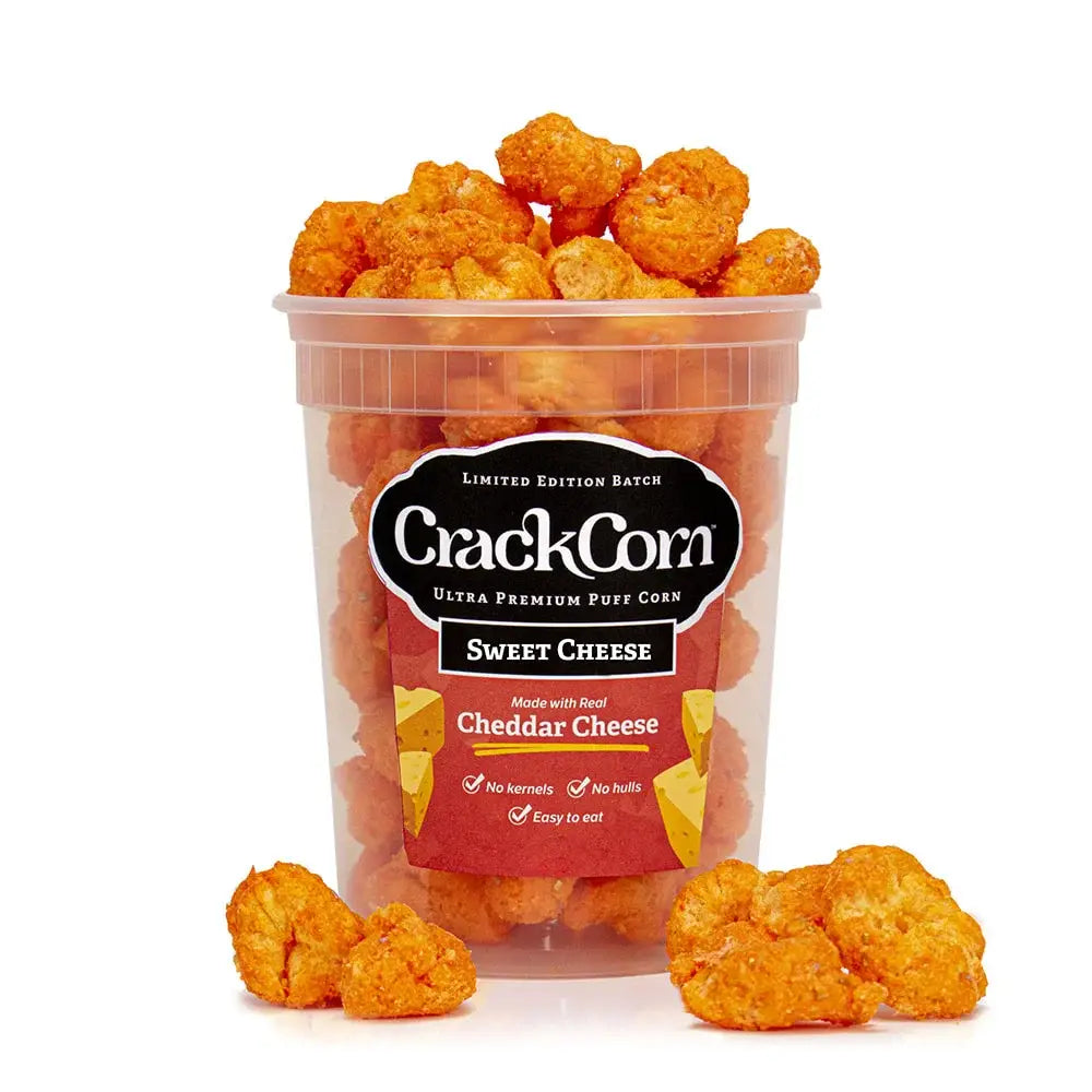 Crack Corn - Sweet Cheese - No Hulls! (4 oz)