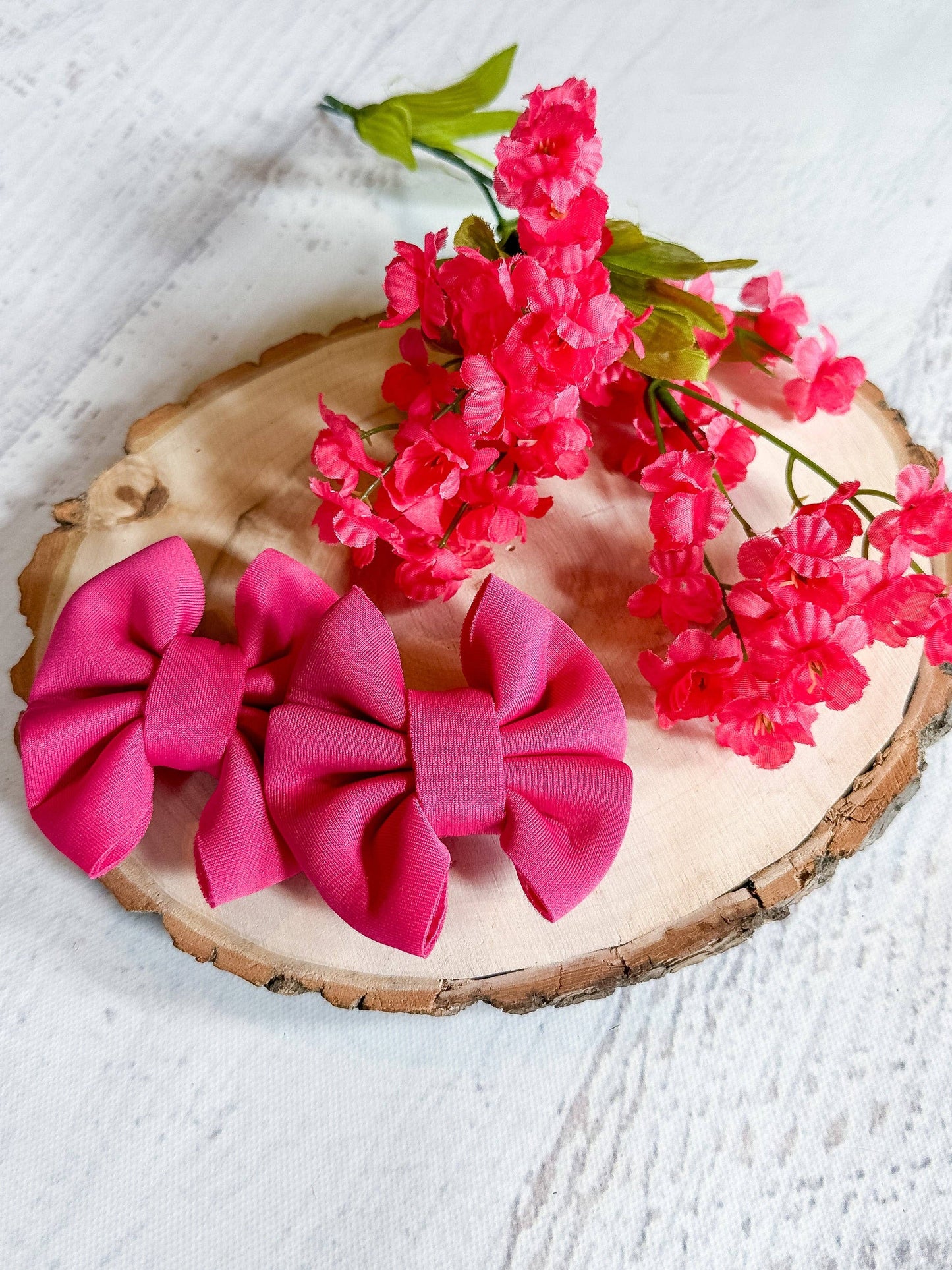 Puffy Pigtail Bows - Set of 2