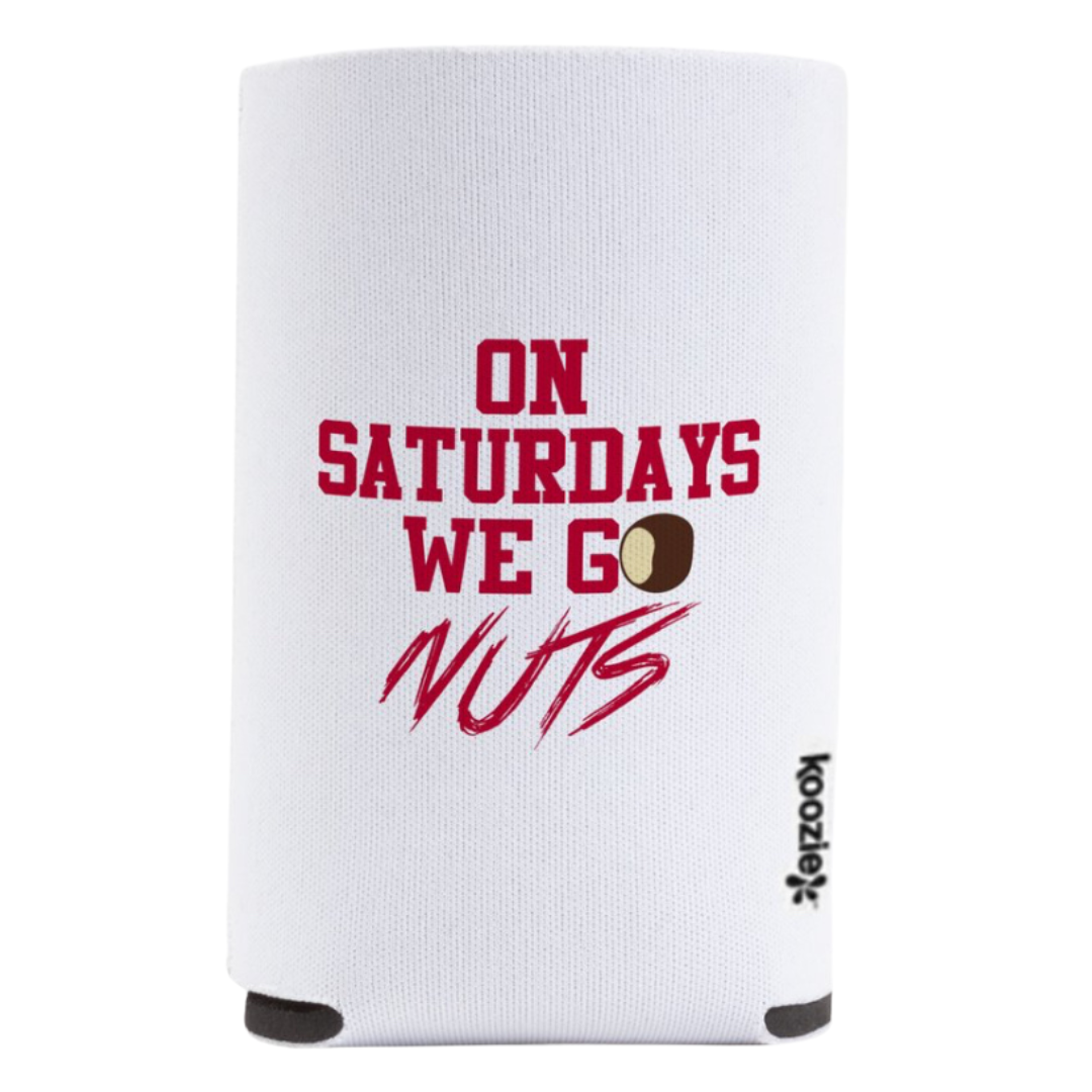 On Saturdays We Go Nuts Koozie
