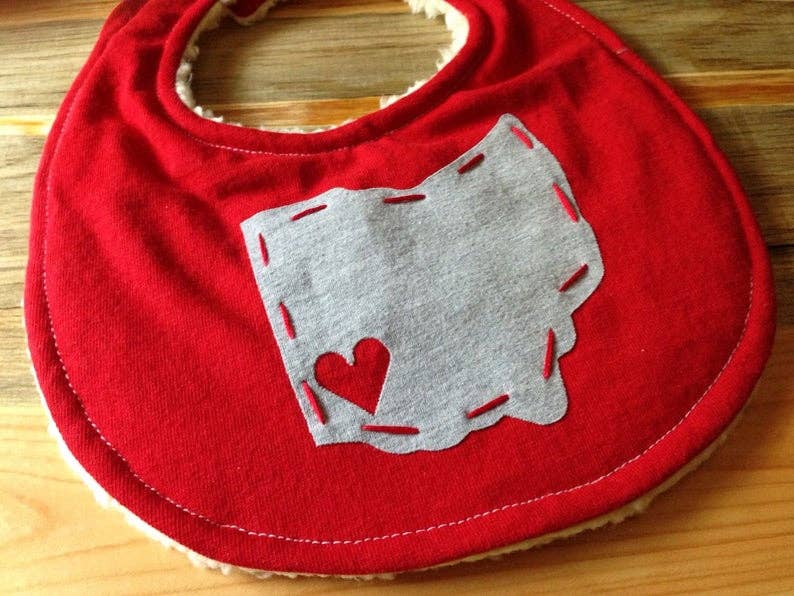 I Love My State Bib