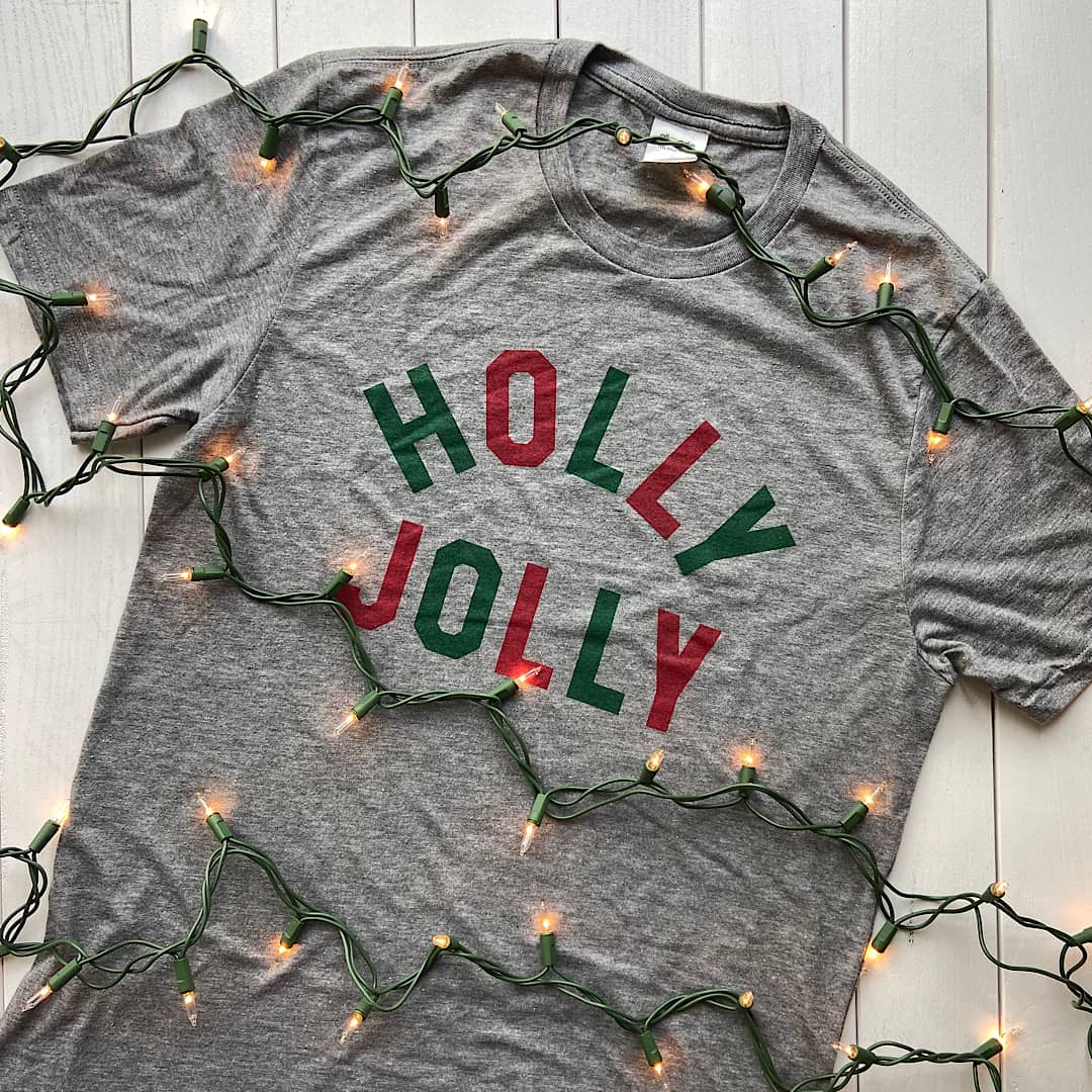 Holly Jolly Christmas Graphic Tee