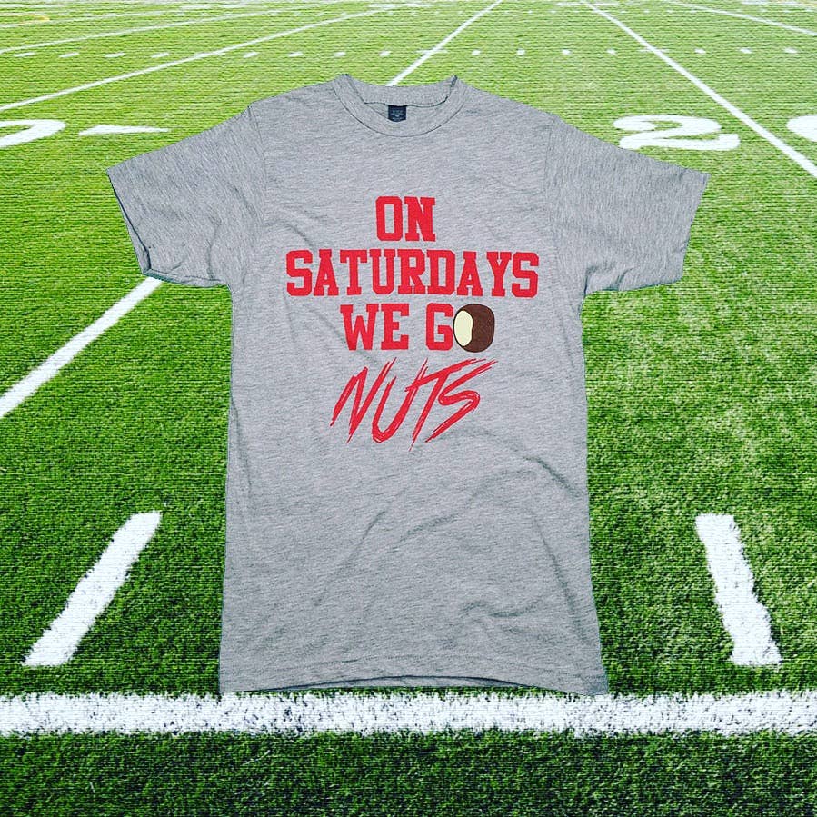 SATURDAYS WE GO NUTS TEE