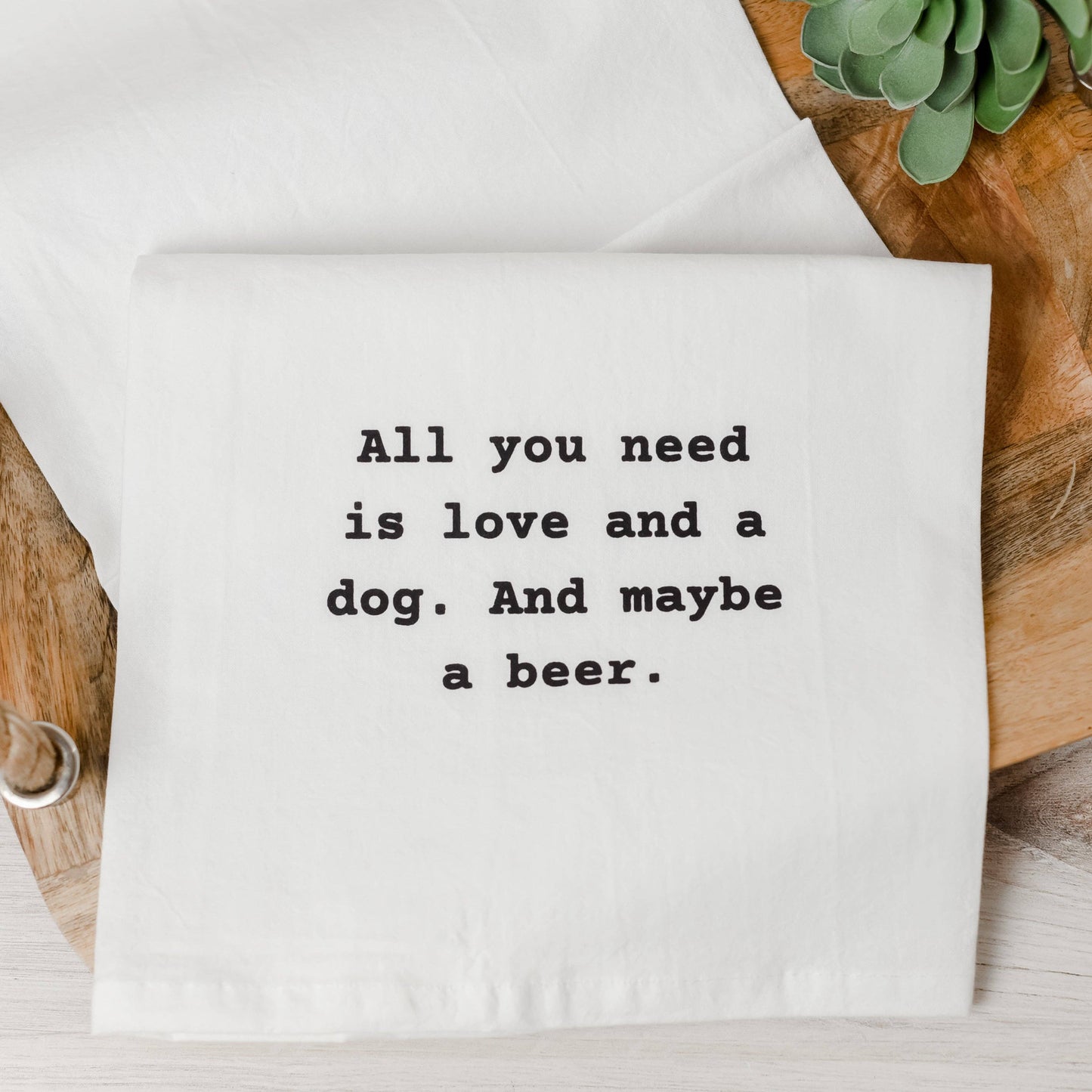 Tea Towel-Maybe a Beer
