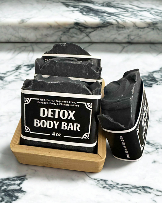 Purifying Detox Soap Grass-Fed Tallow & Activated Charcoal