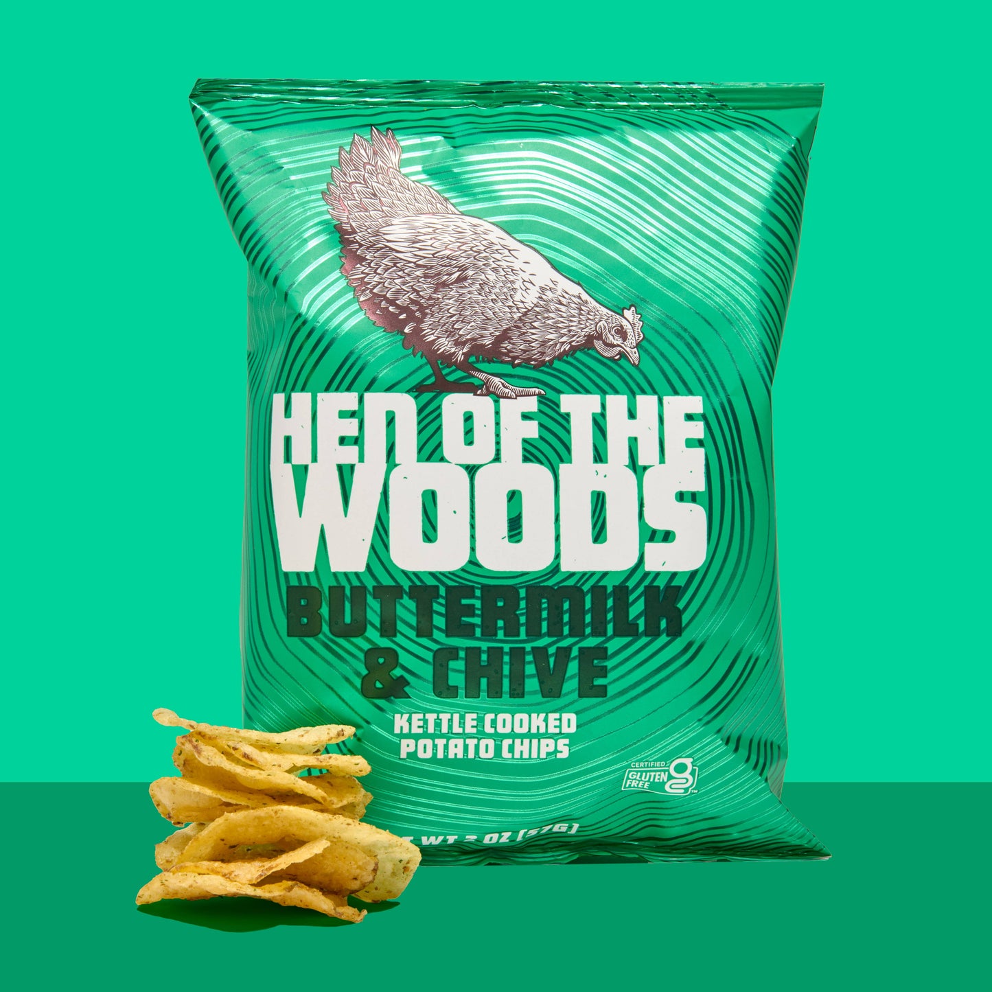Buttermilk & Chive Kettle Cooked Potato Chips 2 OZ