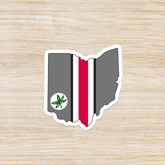 Small Ohio Football Helmet Sticker (Copy)
