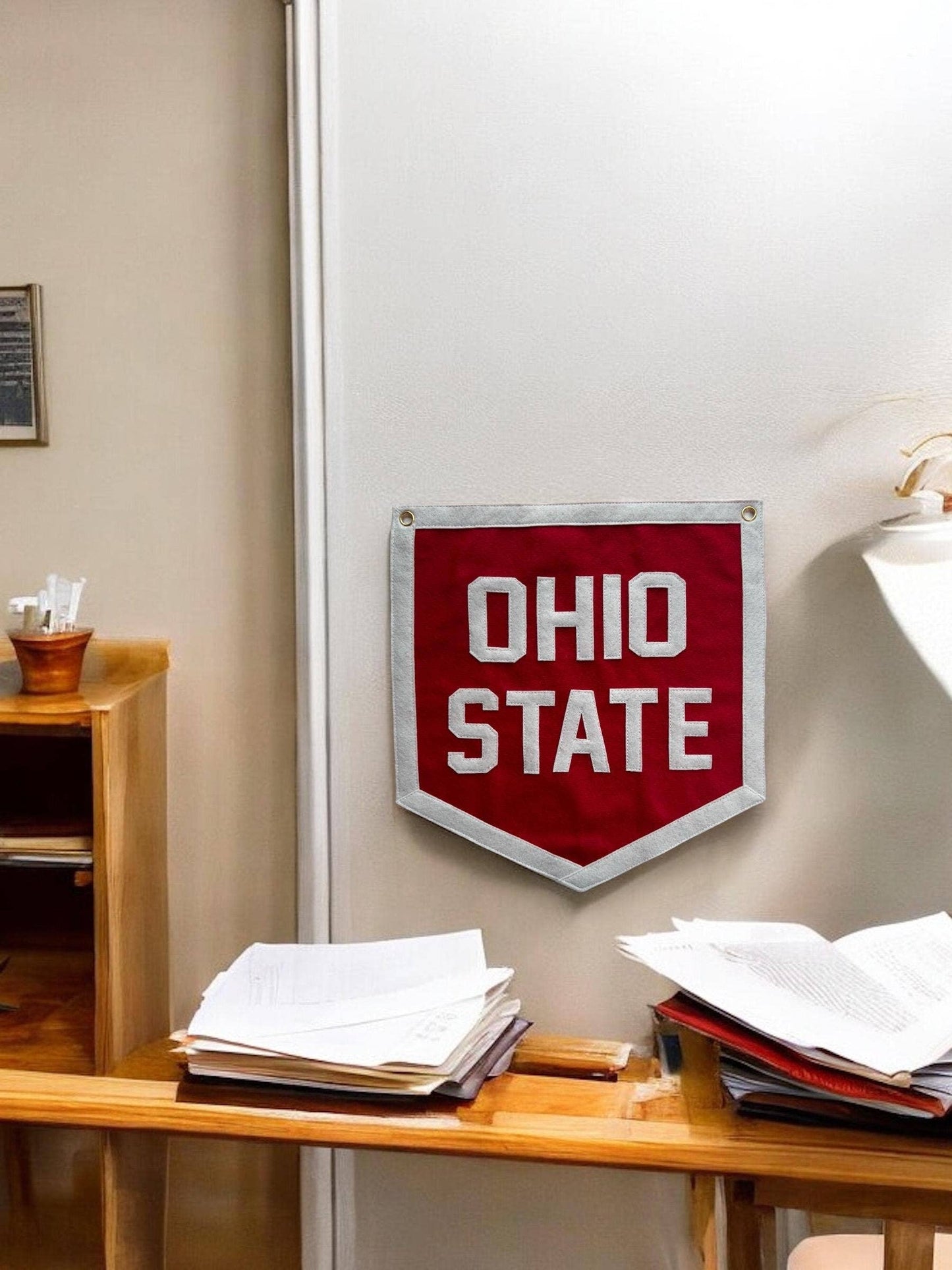 Ohio Stitched Wall Pennant