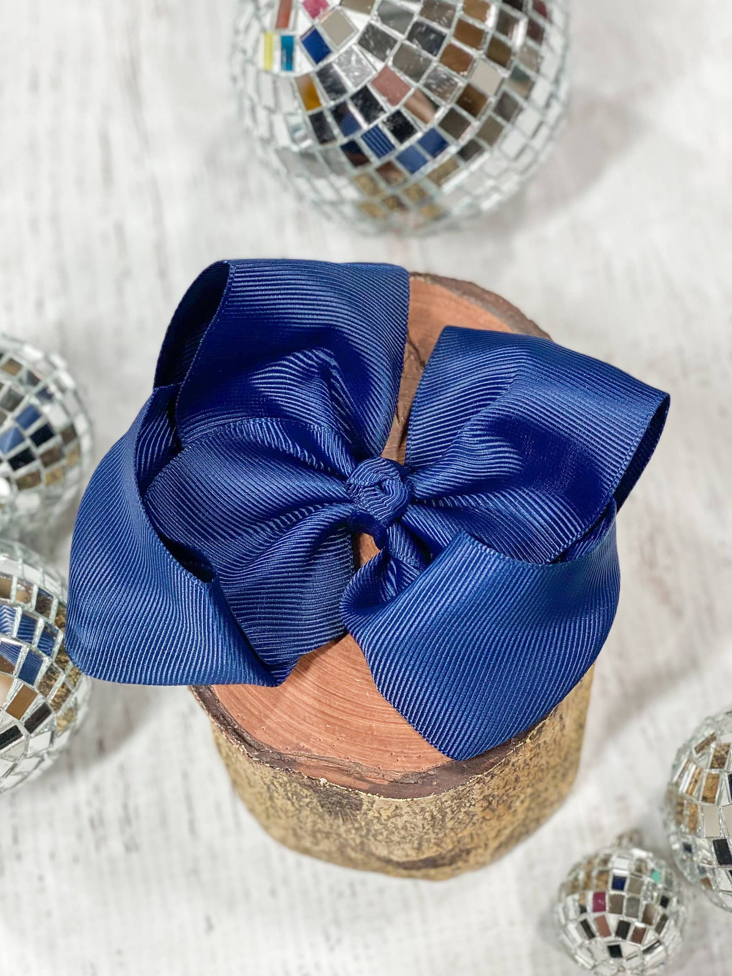 Classic Oversized Grosgrain Hair Bow - Alligator Clip