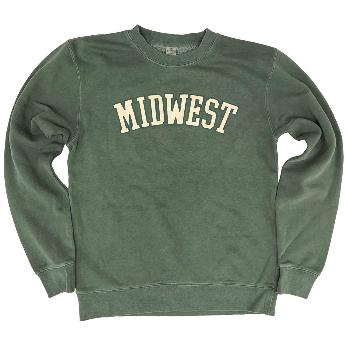 Midwest Puff Print Outline Pigment Dyed Sweatshirt