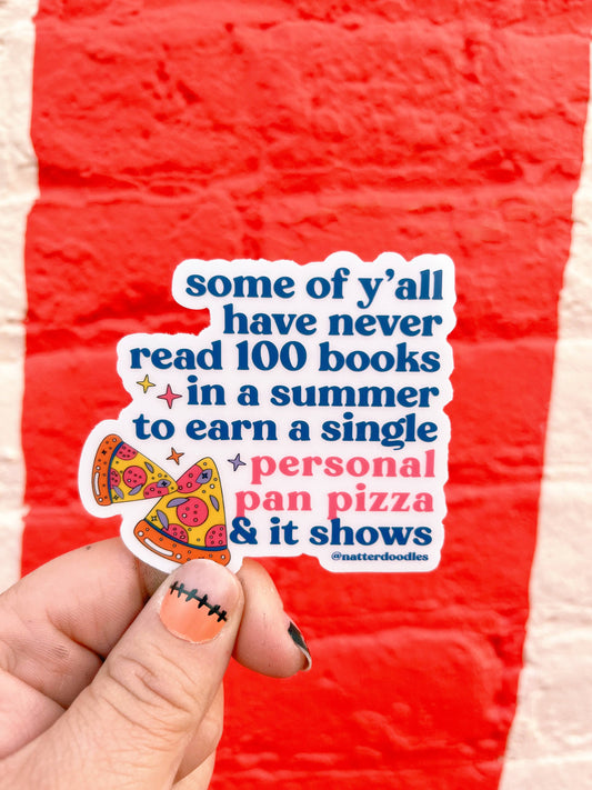 Personal Pizza Pan Book It Nostalgia Sticker Gone Viral 5X!