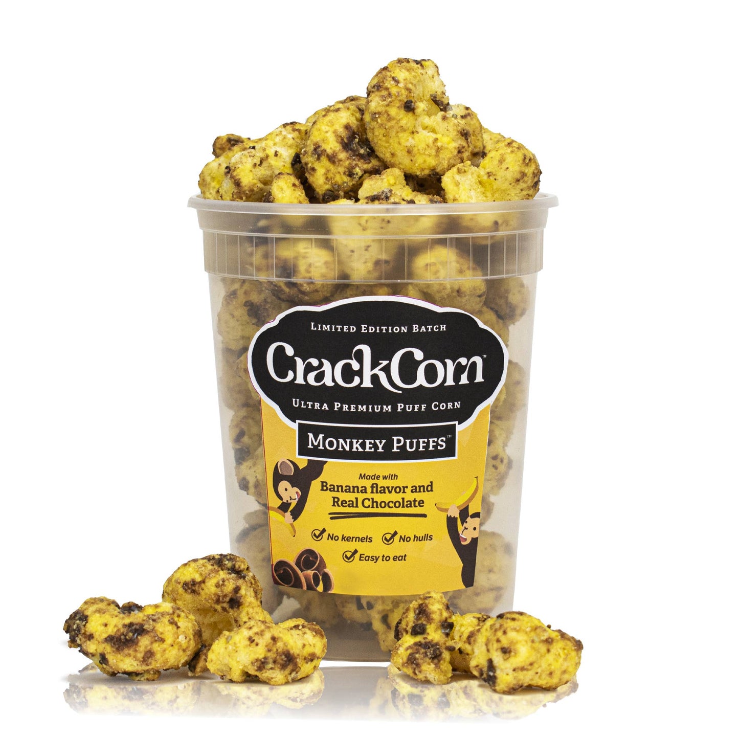 Crack Corn -  Monkey Puffs™ - (Banana & Chocolate) (4 oz)