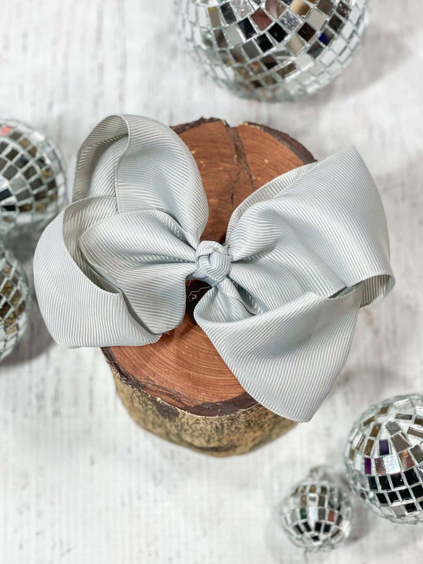 Classic Oversized Grosgrain Hair Bow - Alligator Clip
