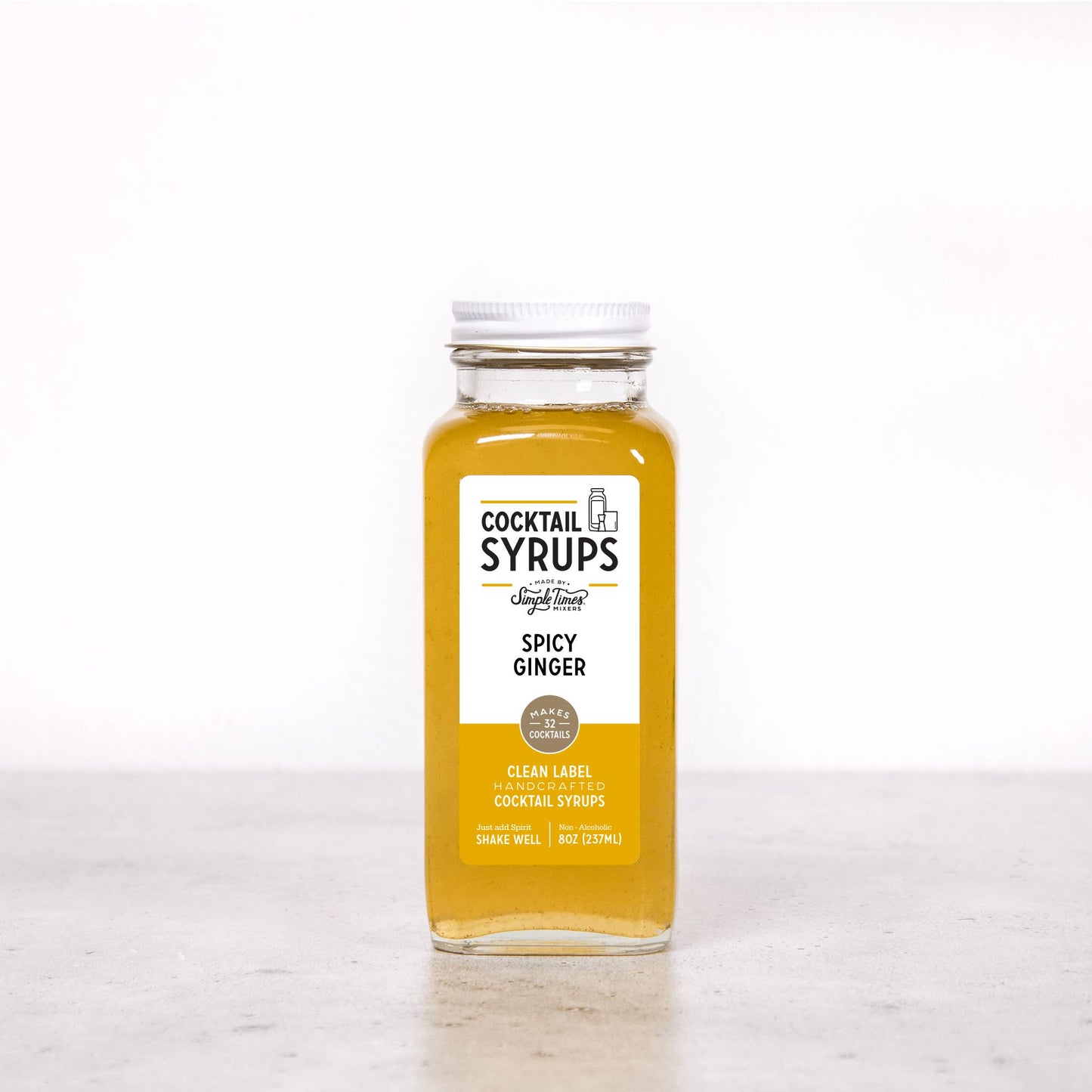 Spicy Ginger Cocktail Syrup | Clean Label Cocktail Syrups