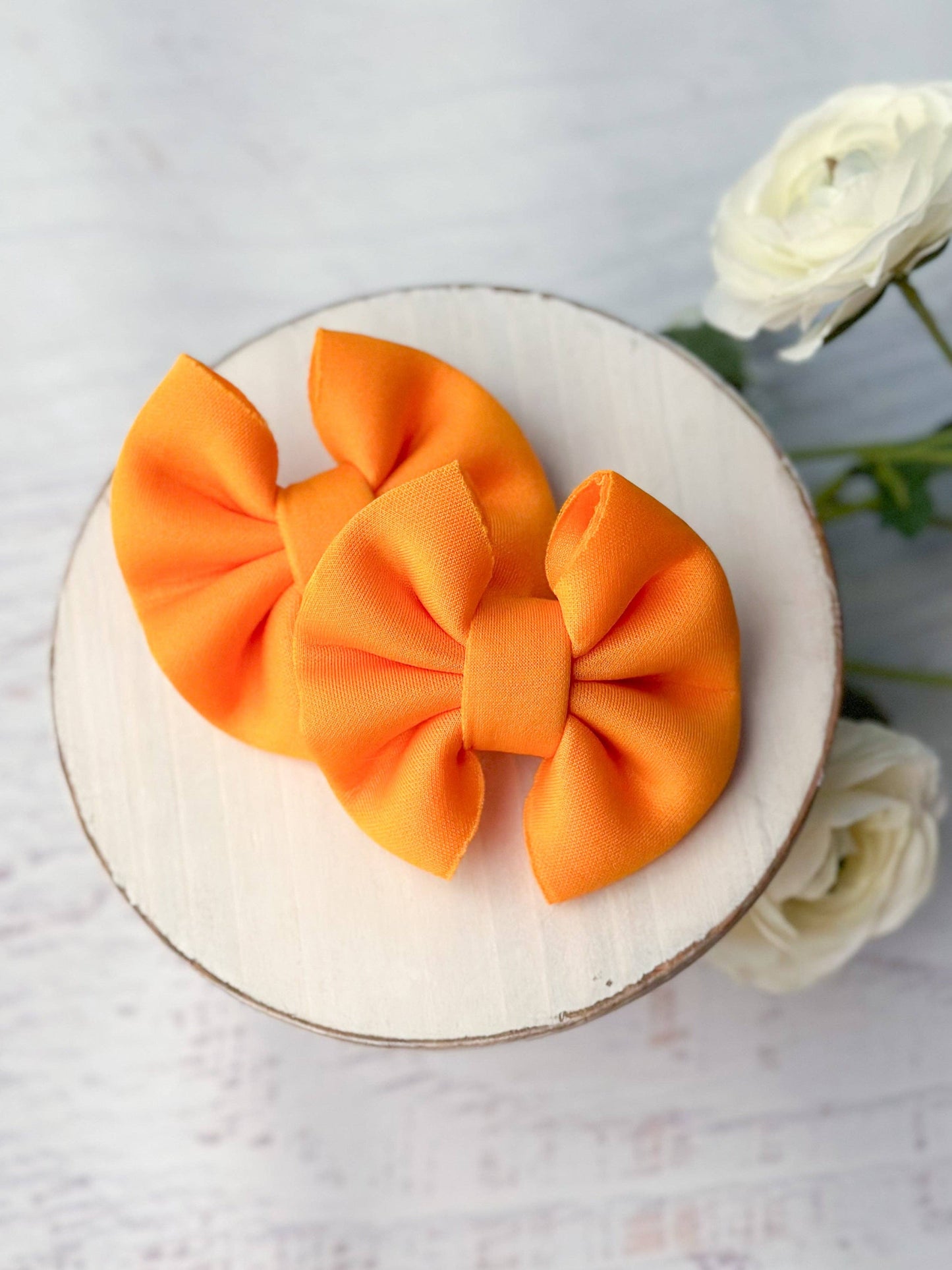 Puffy Pigtail Bows - Set of 2