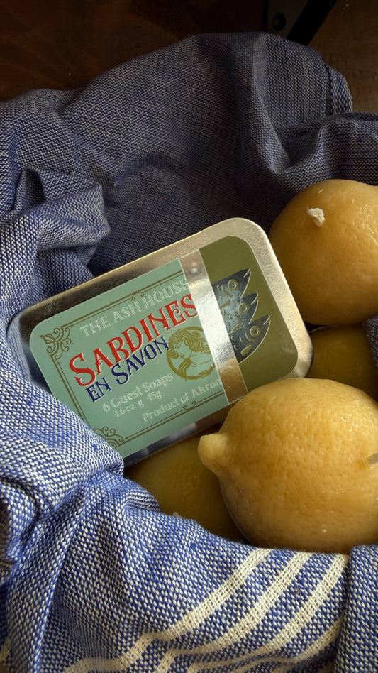 Sardines en Savon Tinned Guest Soaps