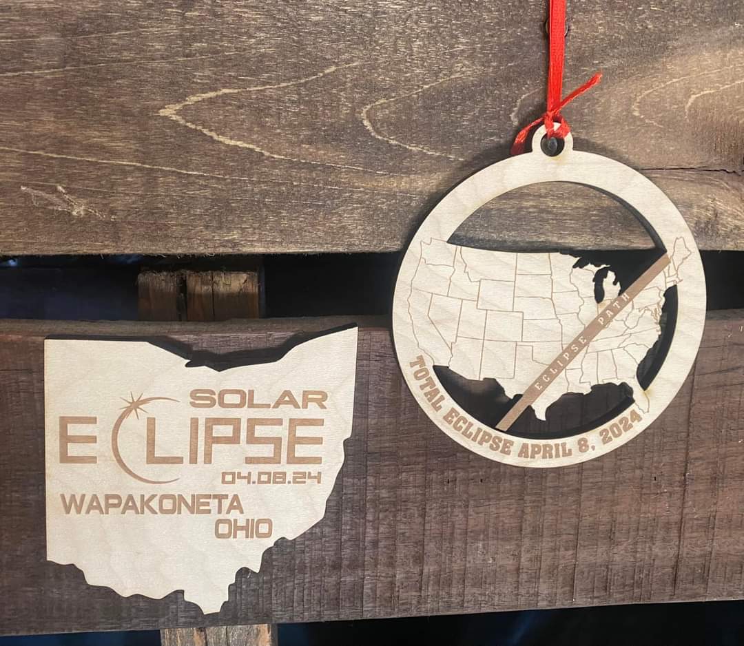 Wapak Laserworks - Solar Eclipse Wapakoneta, Ohio