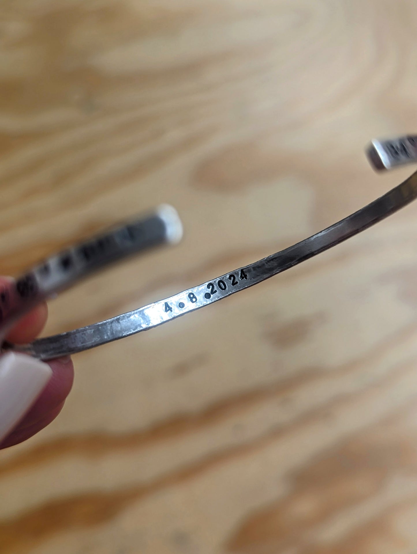Three Little Birds - 2024 Solar Eclipse Thin Bracelet