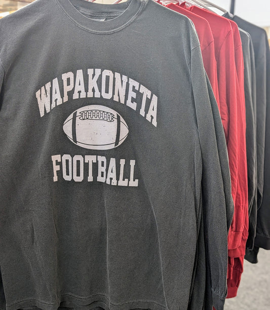 Comfort Colors Wapakoneta Football Long Sleeve