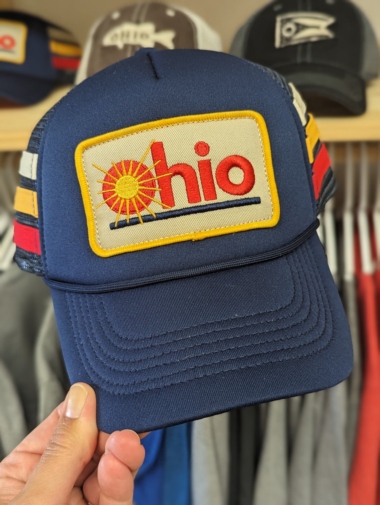Ohio Sunshine Retro Foam Trucker