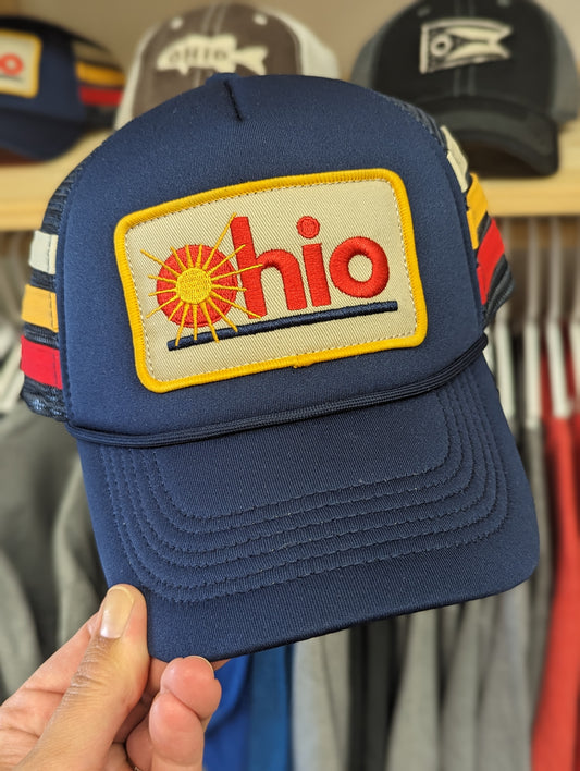 Ohio Sunshine Retro Foam Trucker