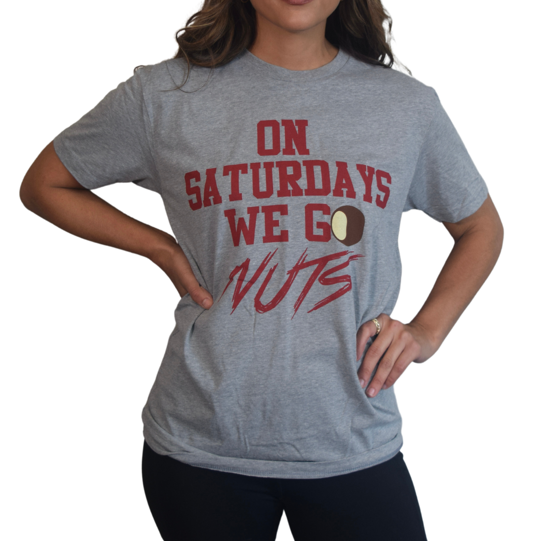 SATURDAYS WE GO NUTS TEE