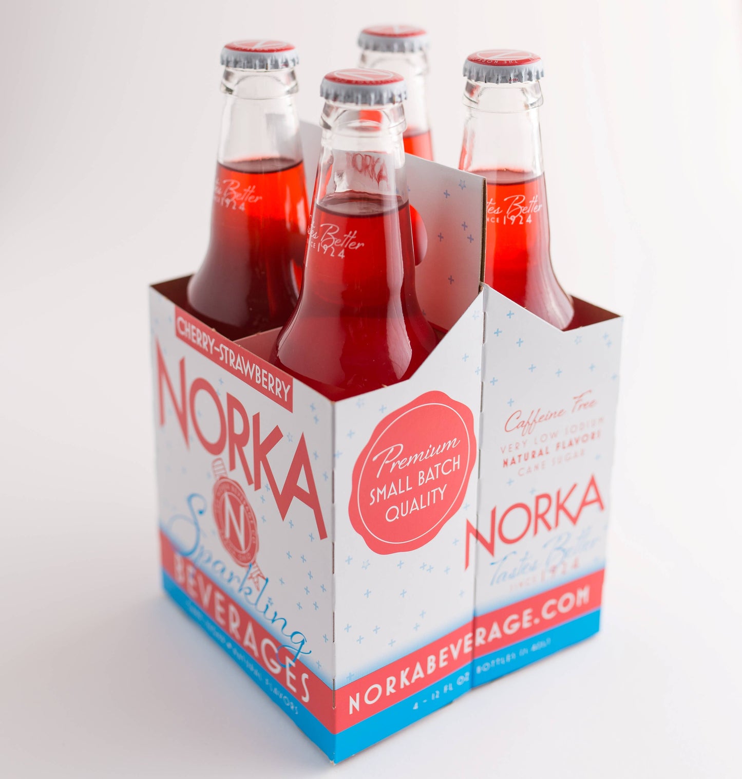NORKA Cherry-Strawberry 12pk glass 12oz bottles