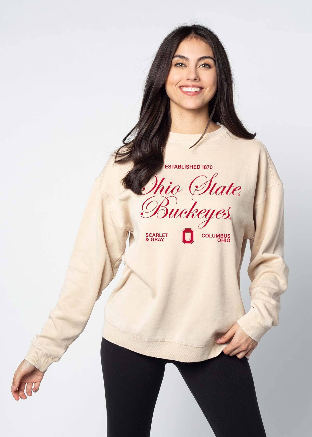 Big 10 Burnout Crew Sweatshirt, Orientation