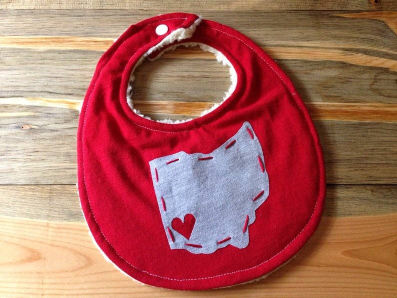 I Love My State Bib