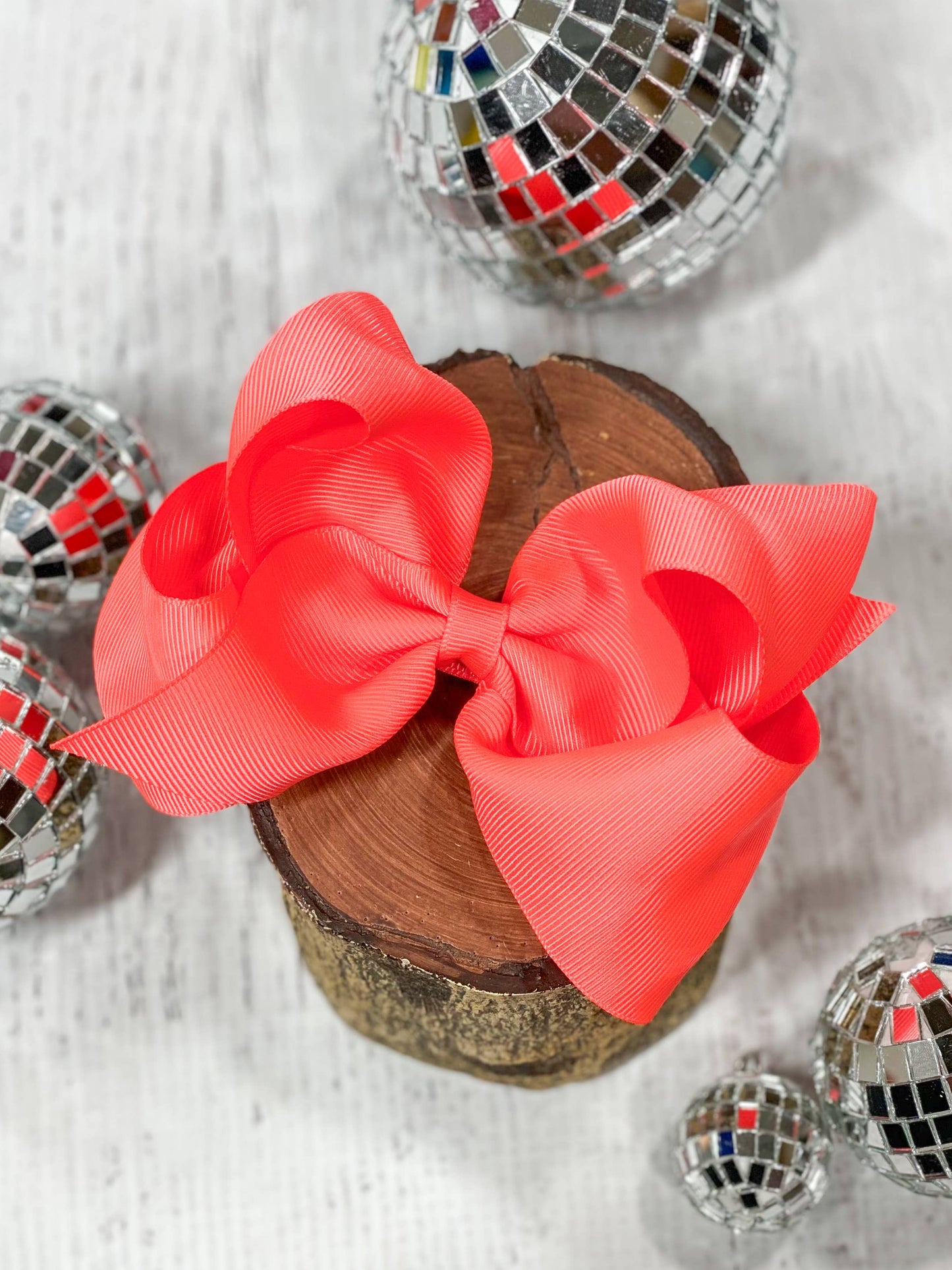 Classic Oversized Grosgrain Hair Bow - Alligator Clip