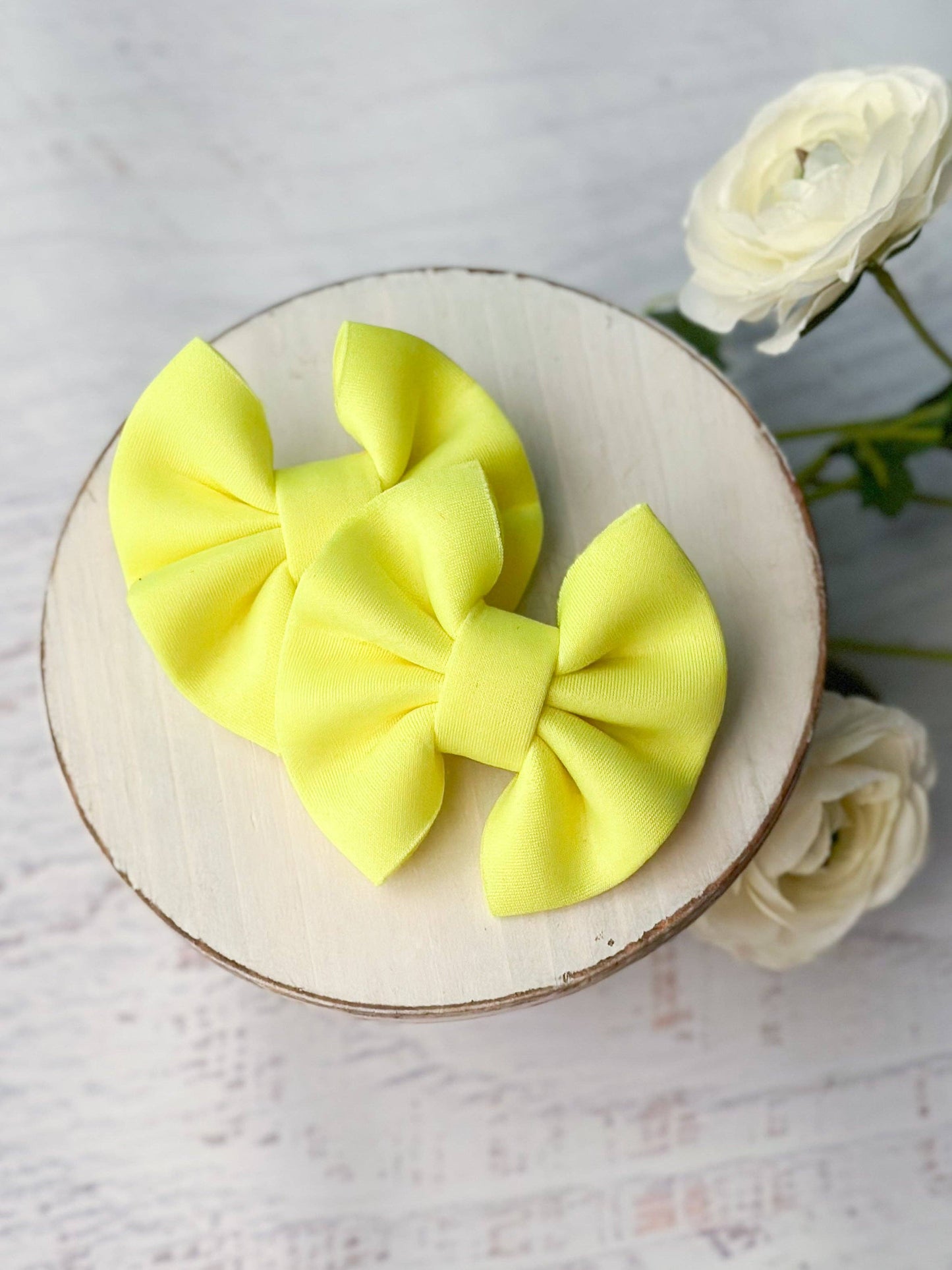 Puffy Pigtail Bows - Set of 2