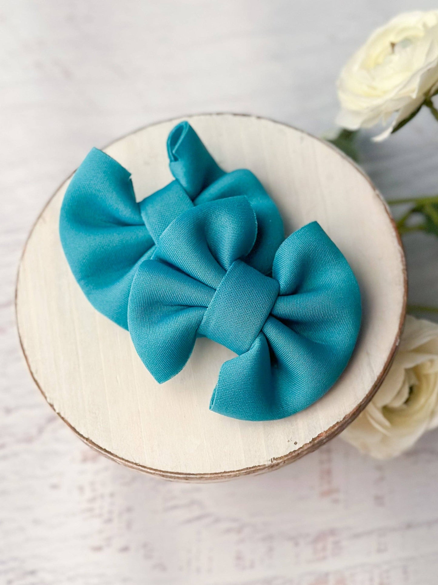 Puffy Pigtail Bows - Set of 2