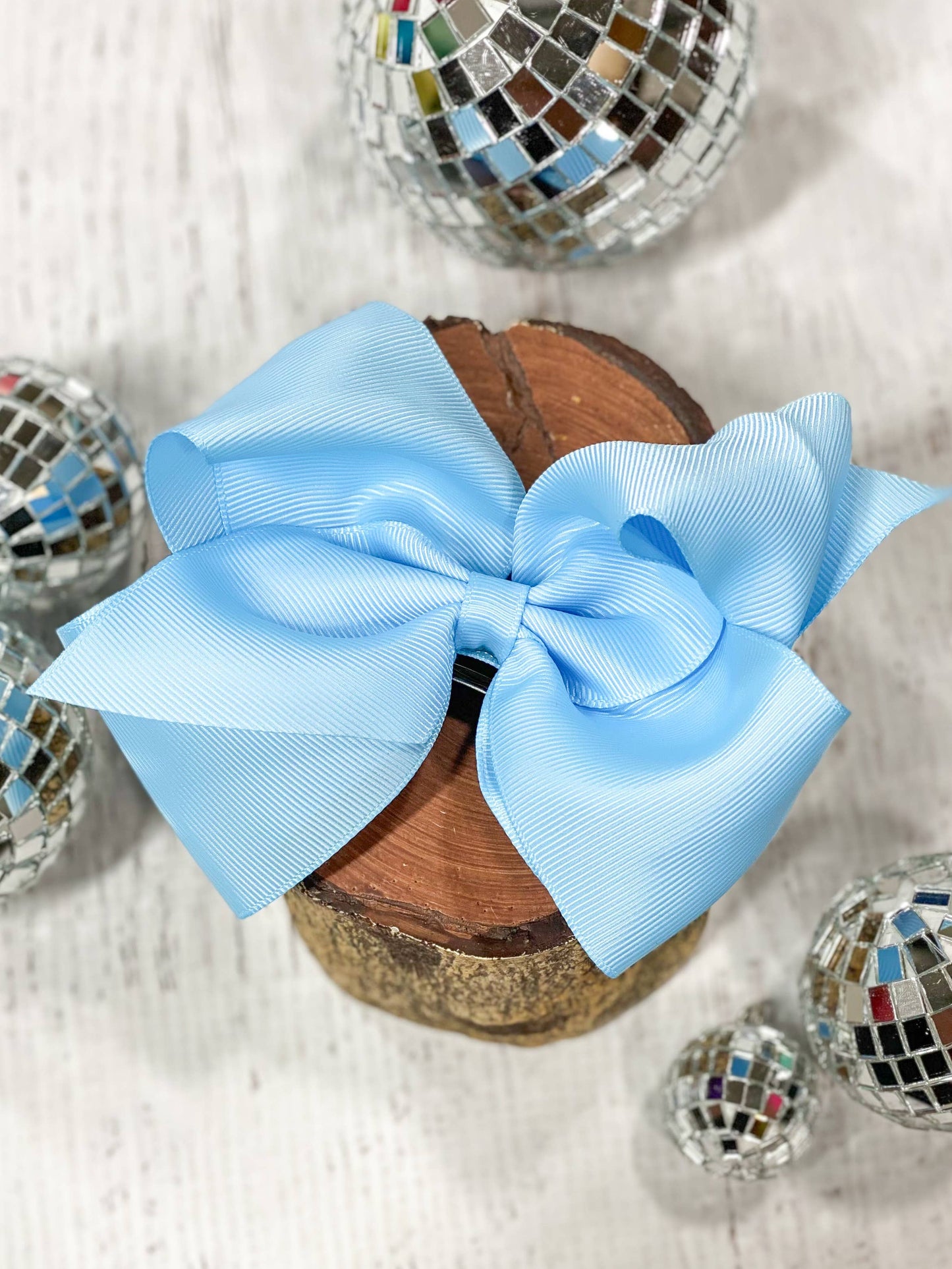 Classic Oversized Grosgrain Hair Bow - Alligator Clip