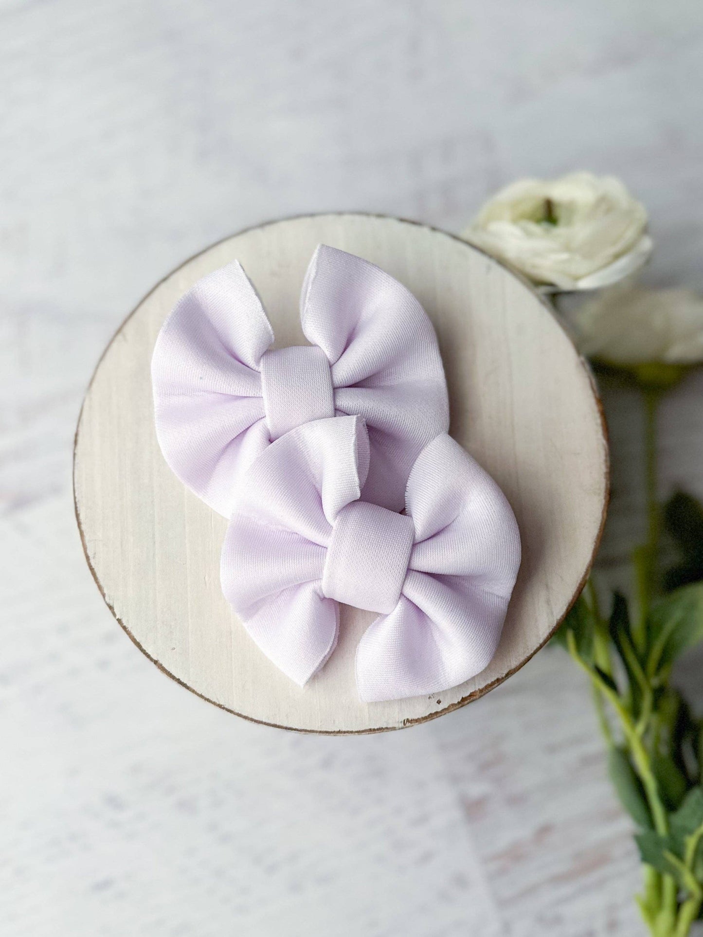 Puffy Pigtail Bows - Set of 2