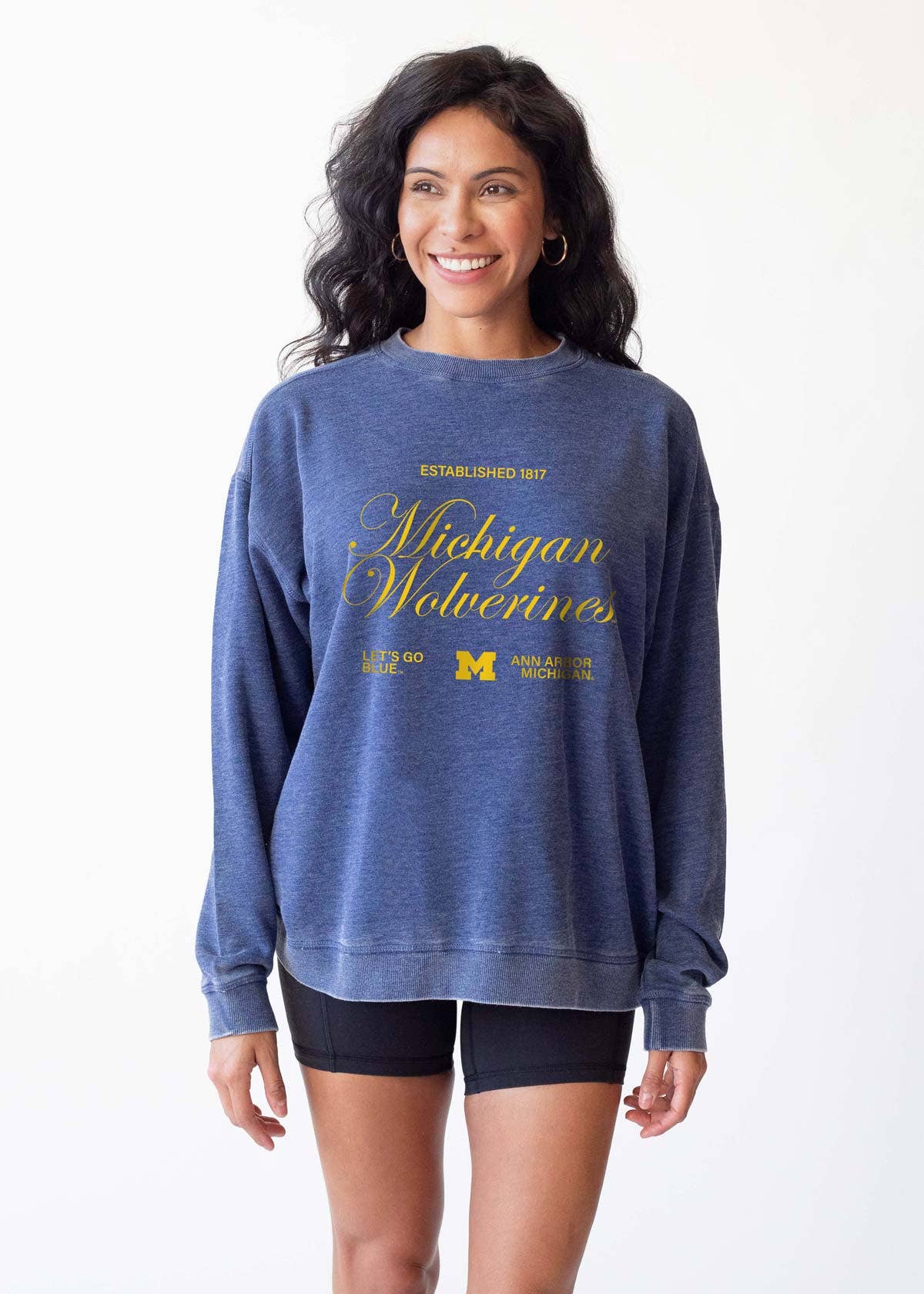 Big 10 Burnout Crew Sweatshirt, Orientation