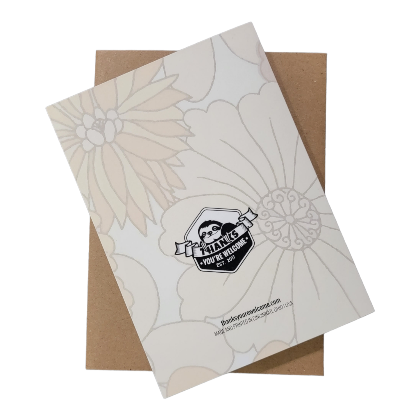 Thank You For Being A Friend - Rose - Betty White - 5x7 Greeting Card
