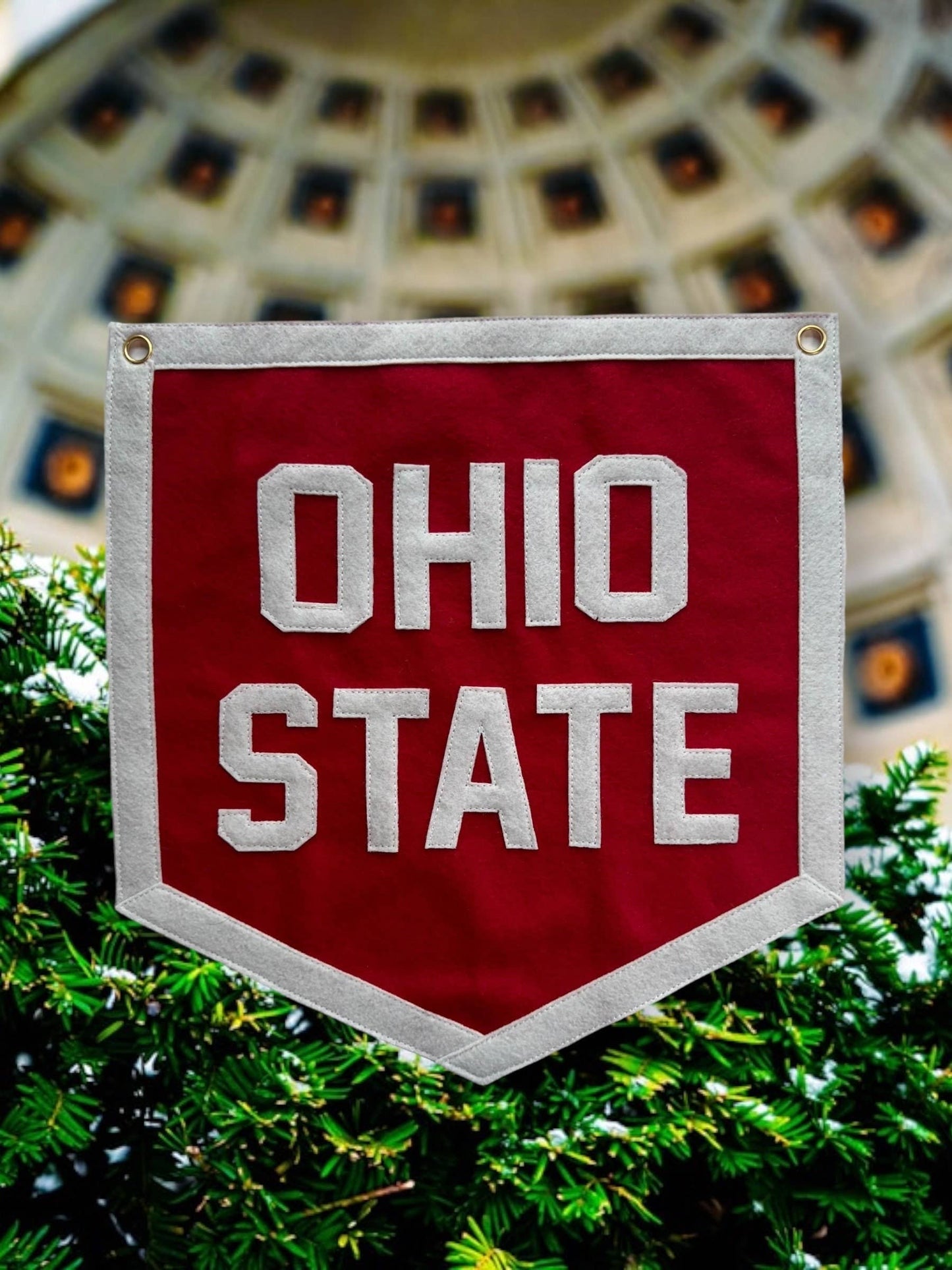 Ohio Stitched Wall Pennant