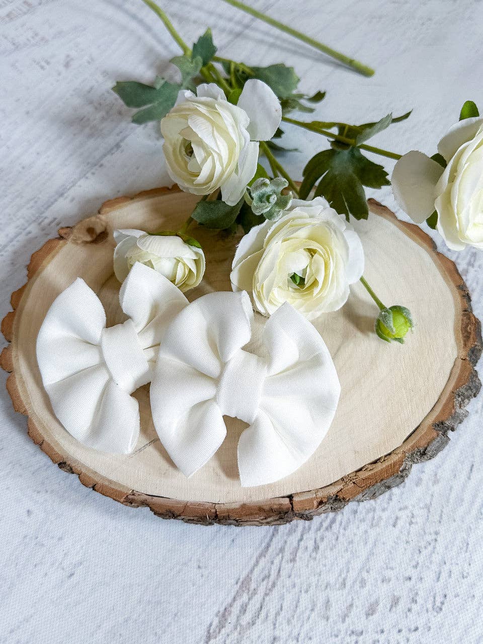Puffy Pigtail Bows - Set of 2